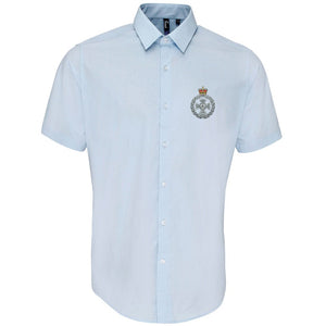 Royal Green Jackets Embroidered Short Sleeve Oxford Shirt