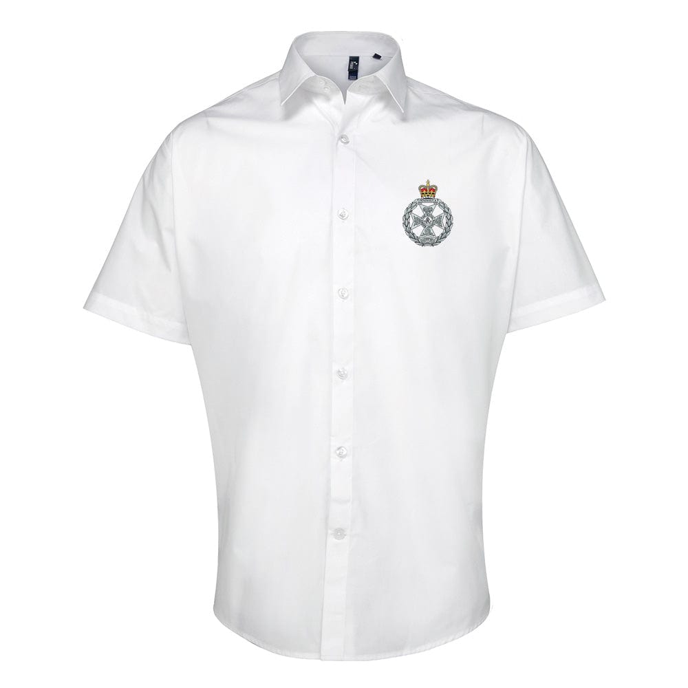 Royal Green Jackets Embroidered Short Sleeve Oxford Shirt