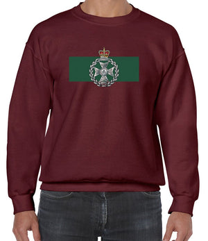 Royal Green Jackets Front Printed Sweater