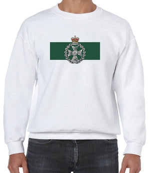 Royal Green Jackets Front Printed Sweater