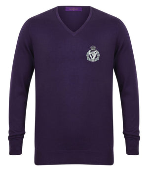 Royal Irish Regiment Lightweight V Neck Sweater