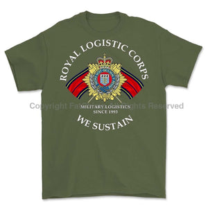 Royal Logistic Corps We Sustain Printed T-Shirt