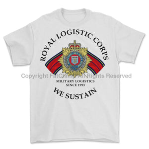 Royal Logistic Corps We Sustain Printed T-Shirt