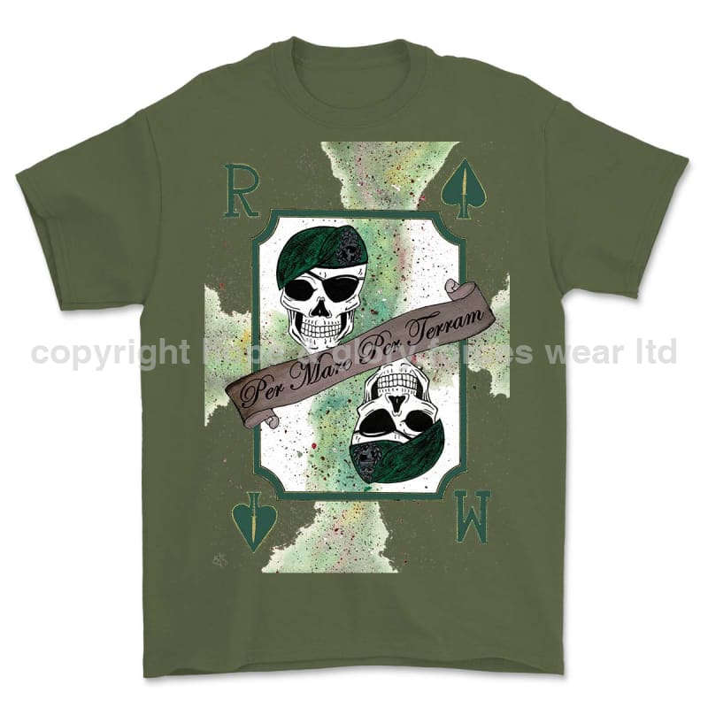 Royal Marines 0.01% Front Printed T-Shirt