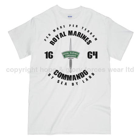 Royal Marines Commando Since 1664 Printed T-Shirt