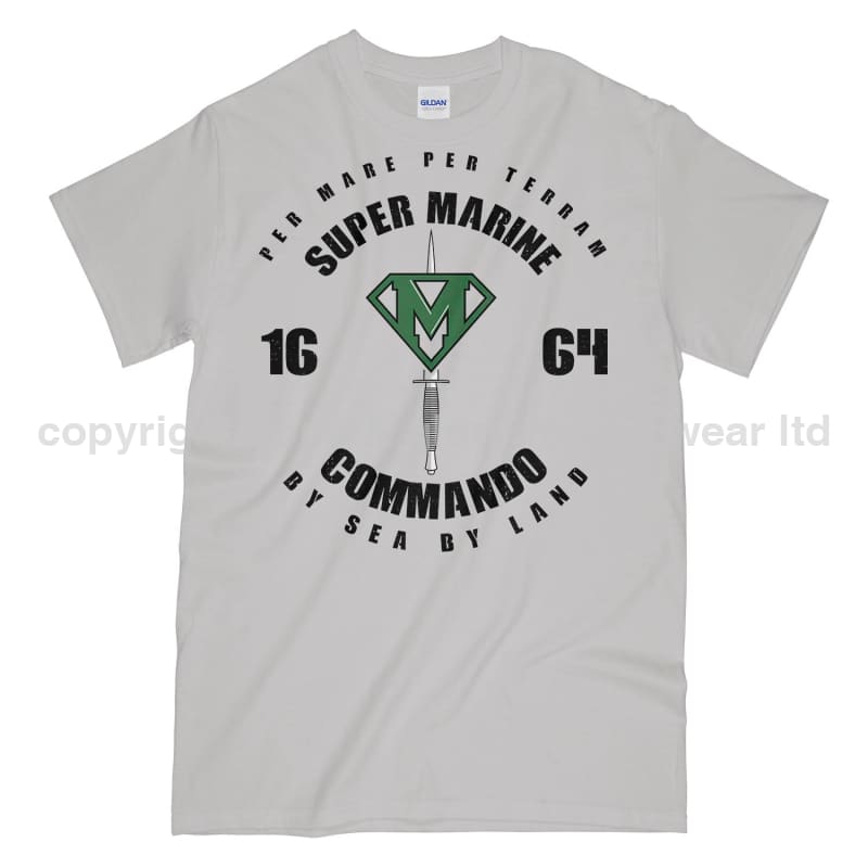 Royal Marines Super Marine Commando Printed T-Shirt