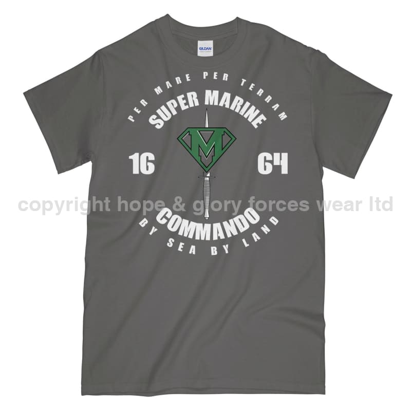 Royal Marines Super Marine Commando Printed T-Shirt