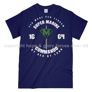 Royal Marines Super Marine Commando Printed T-Shirt