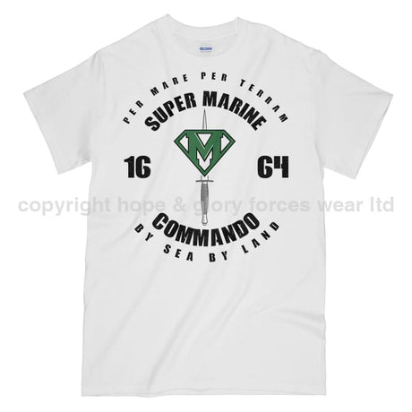 Royal Marines Super Marine Commando Printed T-Shirt