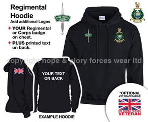 Royal Marines Units Embroidered Hoodie