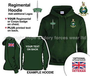 Royal Marines Units Embroidered Hoodie