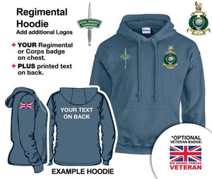 Royal Marines Units Embroidered Hoodie