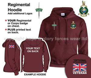 Royal Marines Units Embroidered Hoodie