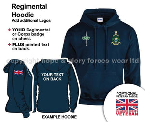 Royal Marines Units Embroidered Hoodie