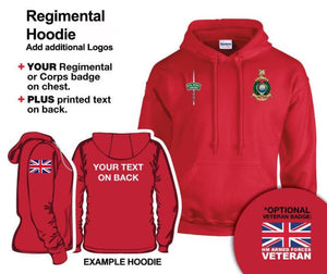 Royal Marines Units Embroidered Hoodie