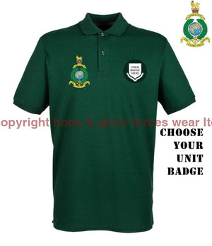 Royal Marines Units Embroidered Polo Shirt