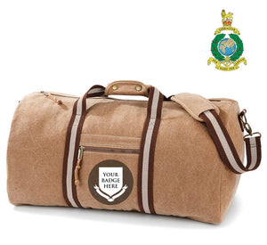 Royal Marines Units Vintage Canvas Holdall