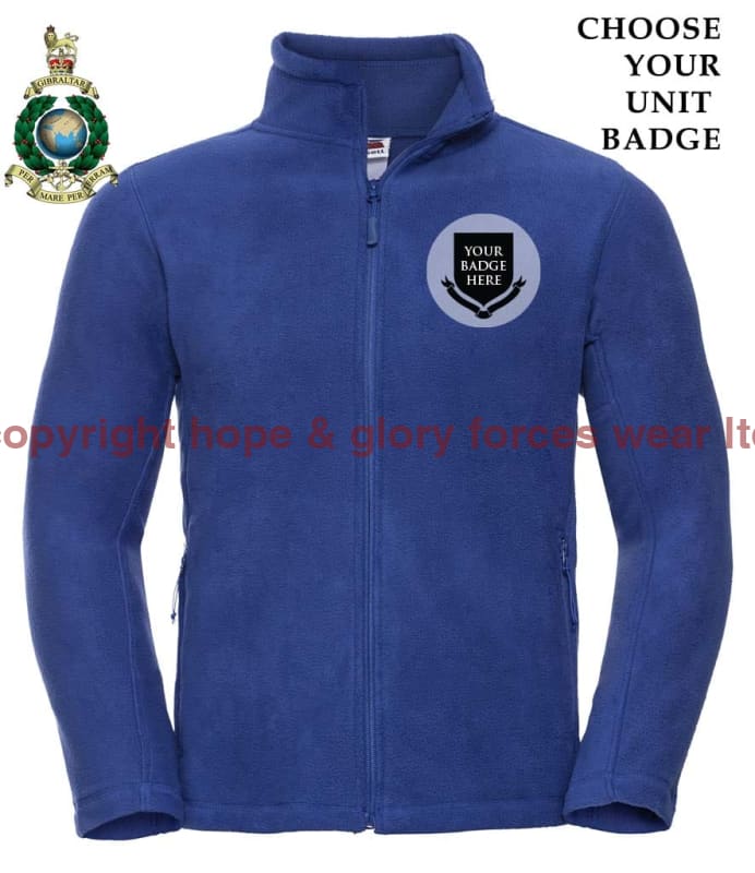 ROYAL MARINES UNITS Outdoor Fleece Jacket