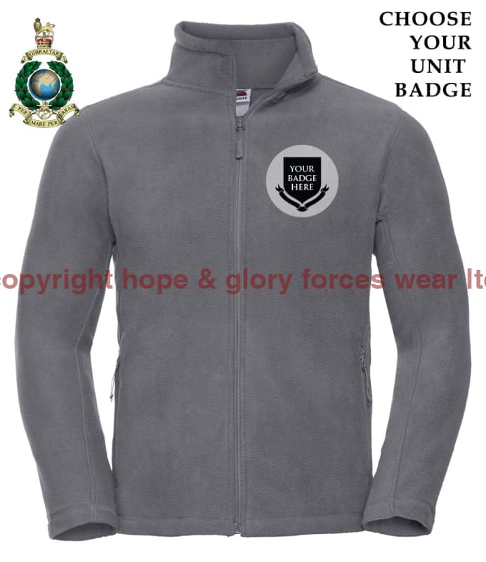 ROYAL MARINES UNITS Outdoor Fleece Jacket