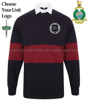 Royal Marines Units Panelled Rugby Shirt