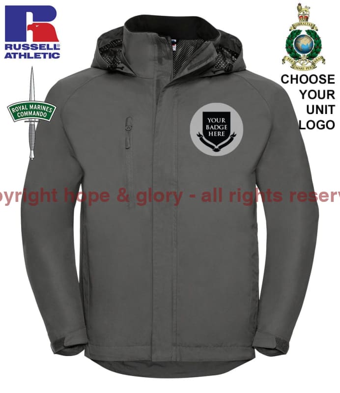 Royal Marines Units Waterproof Hydraplus Jacket Xs 34/36’ / Titanium Coats And Jackets