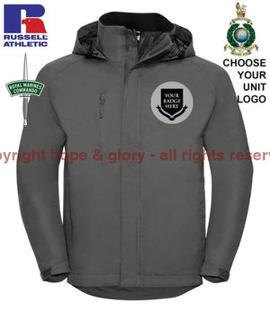 Royal Marines Units Waterproof Hydraplus Jacket Xs 34/36’ / Titanium Coats And Jackets