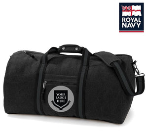 Royal Navy Units Vintage Canvas Holdall