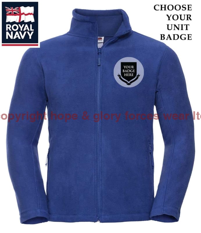 ROYAL NAVY UNITS Outdoor Fleece Jacket