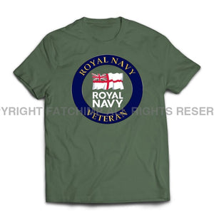 Royal Navy Veteran Printed T-Shirt