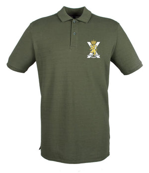 Royal Regiment of Scotland Embroidered Pique Polo Shirt