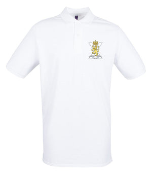 Royal Regiment of Scotland Embroidered Pique Polo Shirt