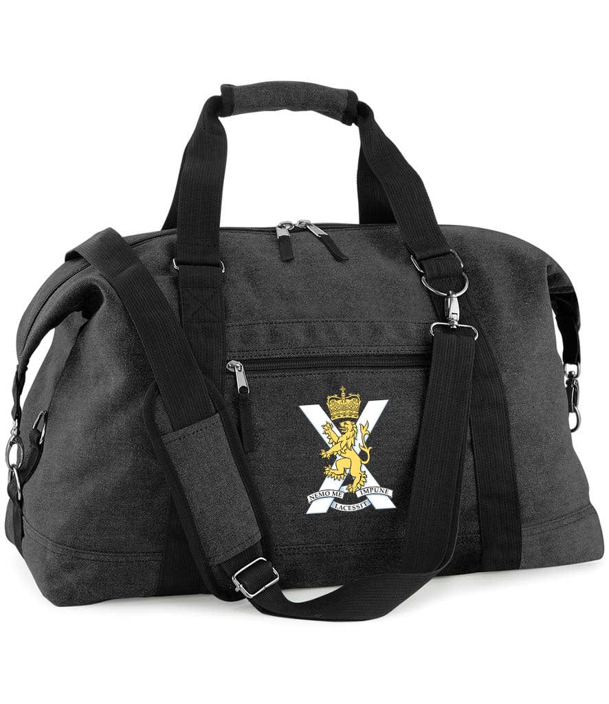 Royal Regiment of Scotland Vintage Canvas Satchel