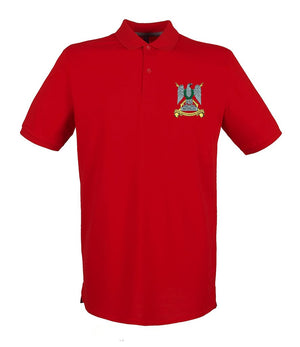 Royal Scots Dragoon Guards Embroidered Pique Polo Shirt