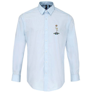 Royal Signals Embroidered Long Sleeve Oxford Shirt