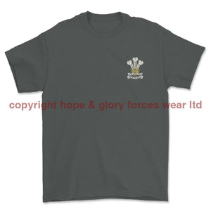 Royal Welsh Embroidered or Printed T-Shirt