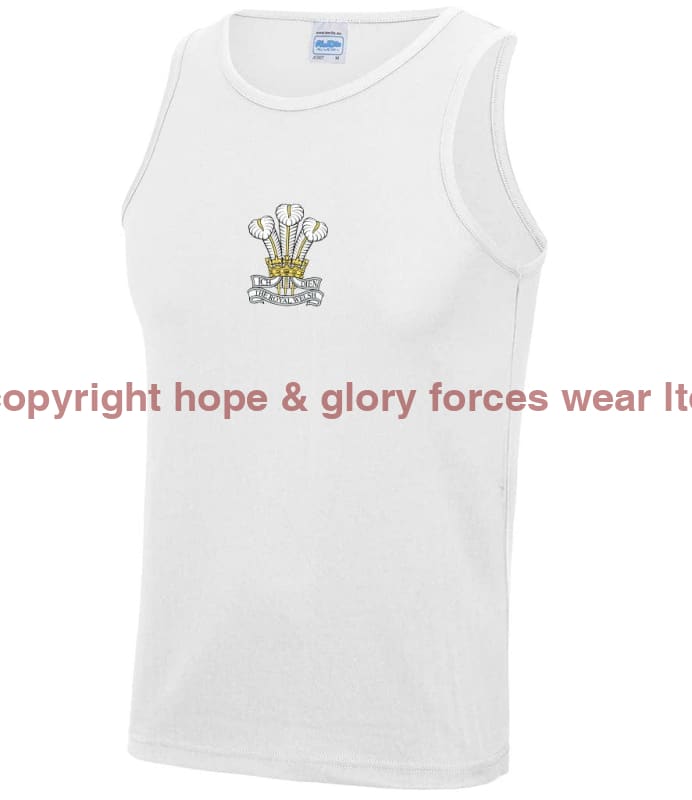 Royal Welsh Embroidered Sports Vest