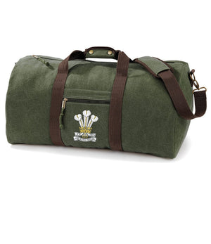 Royal Welsh Vintage Canvas Holdall