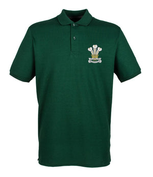 Royal Welsh Embroidered Pique Polo Shirt