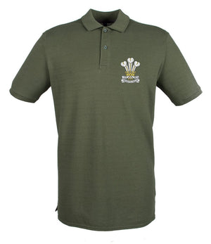 Royal Welsh Embroidered Pique Polo Shirt