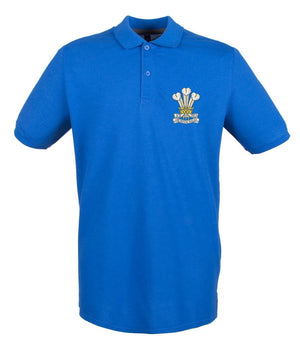 Royal Welsh Embroidered Pique Polo Shirt