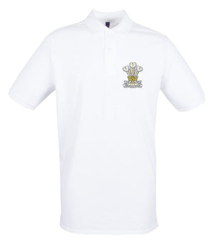 Royal Welsh Embroidered Pique Polo Shirt