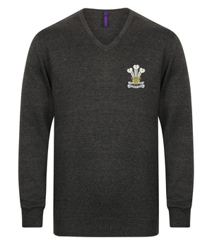 Royal Welsh Lightweight V Neck Sweater