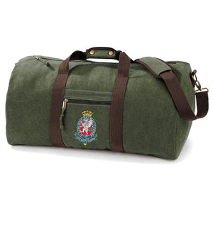 Royal Wessex Yeomanry Vintage Canvas Holdall