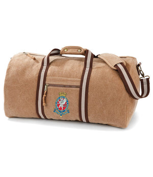 Royal Wessex Yeomanry Vintage Canvas Holdall