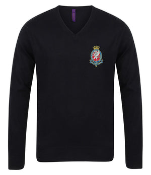 Royal Wessex Yeomanry Lightweight V Neck Sweater