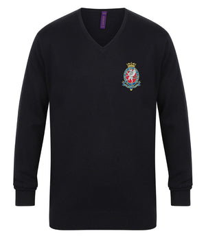 Royal Wessex Yeomanry Lightweight V Neck Sweater