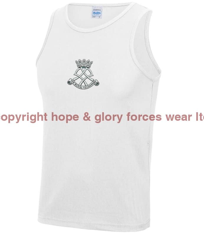 Royal Yeomanry Embroidered Sports Vest