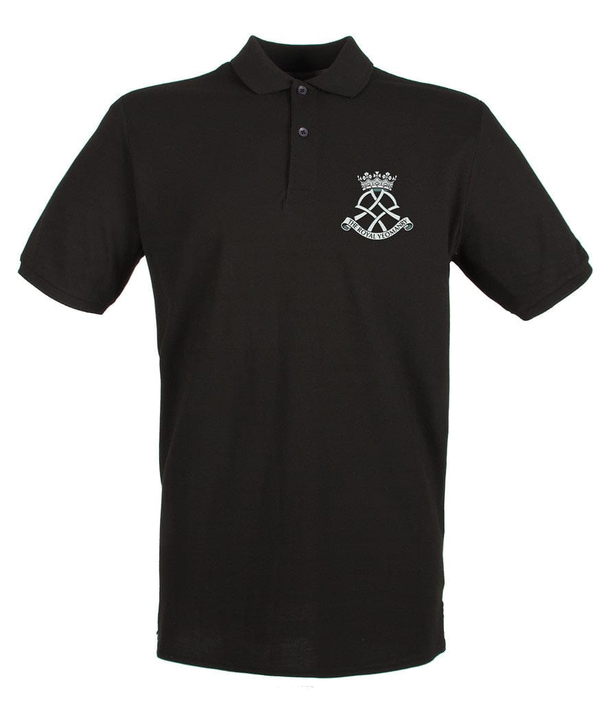 Royal Yeomanry Embroidered Pique Polo Shirt