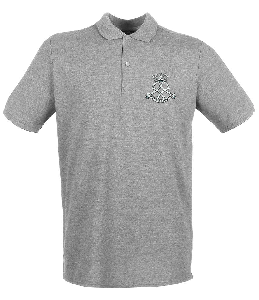 Royal Yeomanry Embroidered Pique Polo Shirt