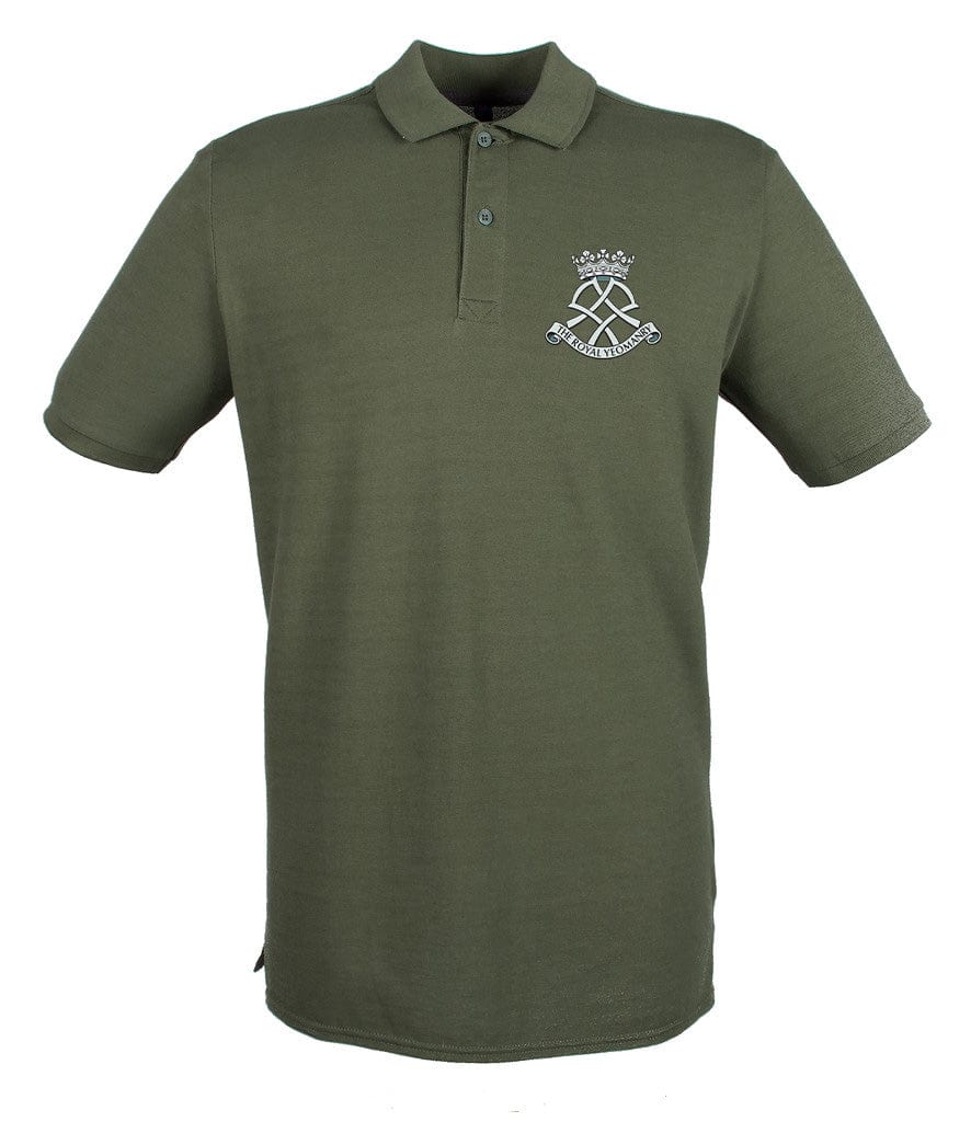 Royal Yeomanry Embroidered Pique Polo Shirt